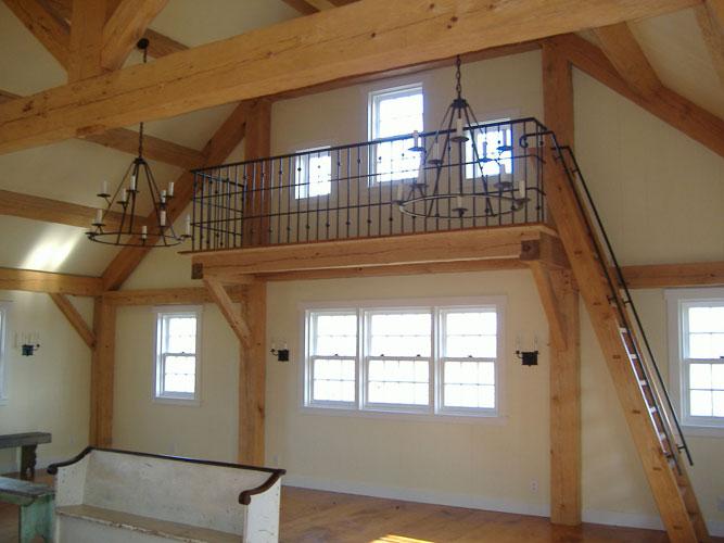 Post and Beam Three Bay Barn <br/>05-6077